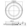 Brilliant Blaine Plafondlamp LED Wit, 1-licht, Afstandsbediening, Kleurwisselaar