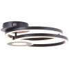 Brilliant Bray Plafondlamp LED Zwart, Wit, 1-licht