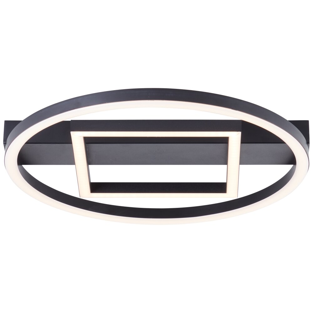 Brilliant Maureen Plafondlamp LED Zwart, Wit, 1-licht main product photo