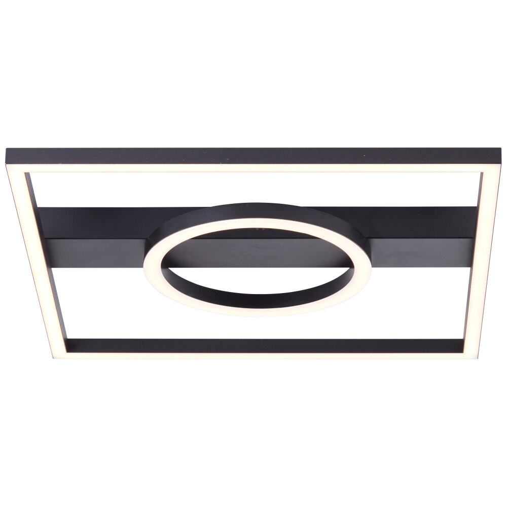 Brilliant Maureen Plafondlamp LED Zwart, Wit, 1-licht main product photo