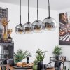 Koyoto  Plafondlamp Glas 20 cm Duidelijk, Rookkleurig, 4-lichts