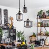 Curveira Hanger Brons, Zwart, 3-lichts