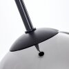 Koyoto  Hanger Glas 15 cm Chroom, Duidelijk, Rookkleurig, 1-licht