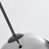 Koyoto  Hanger Glas 25 cm Chroom, Rookkleurig, 1-licht