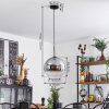 Koyoto  Hanger Glas 30 cm Duidelijk, Rookkleurig, 1-licht