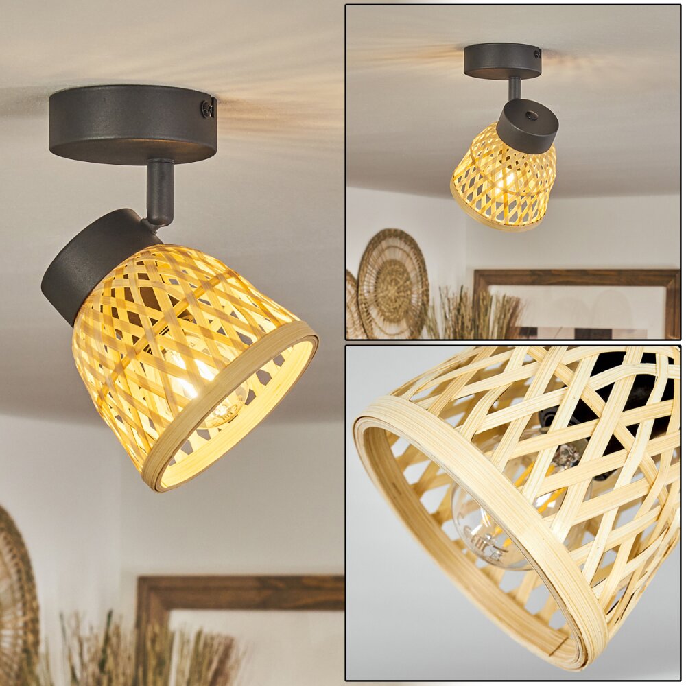 Rombarral Plafondlamp Zwart, 1-licht main product photo