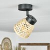 Rombarral Plafondlamp Zwart, 1-licht