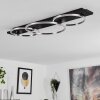 Pompu Plafondlamp LED Zwart, 3-lichts