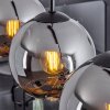 Koyoto  Hanger Glas 15 cm Chroom, Rookkleurig, 3-lichts