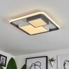 Casqueira Plafondlamp LED Grijs, Wit, 1-licht