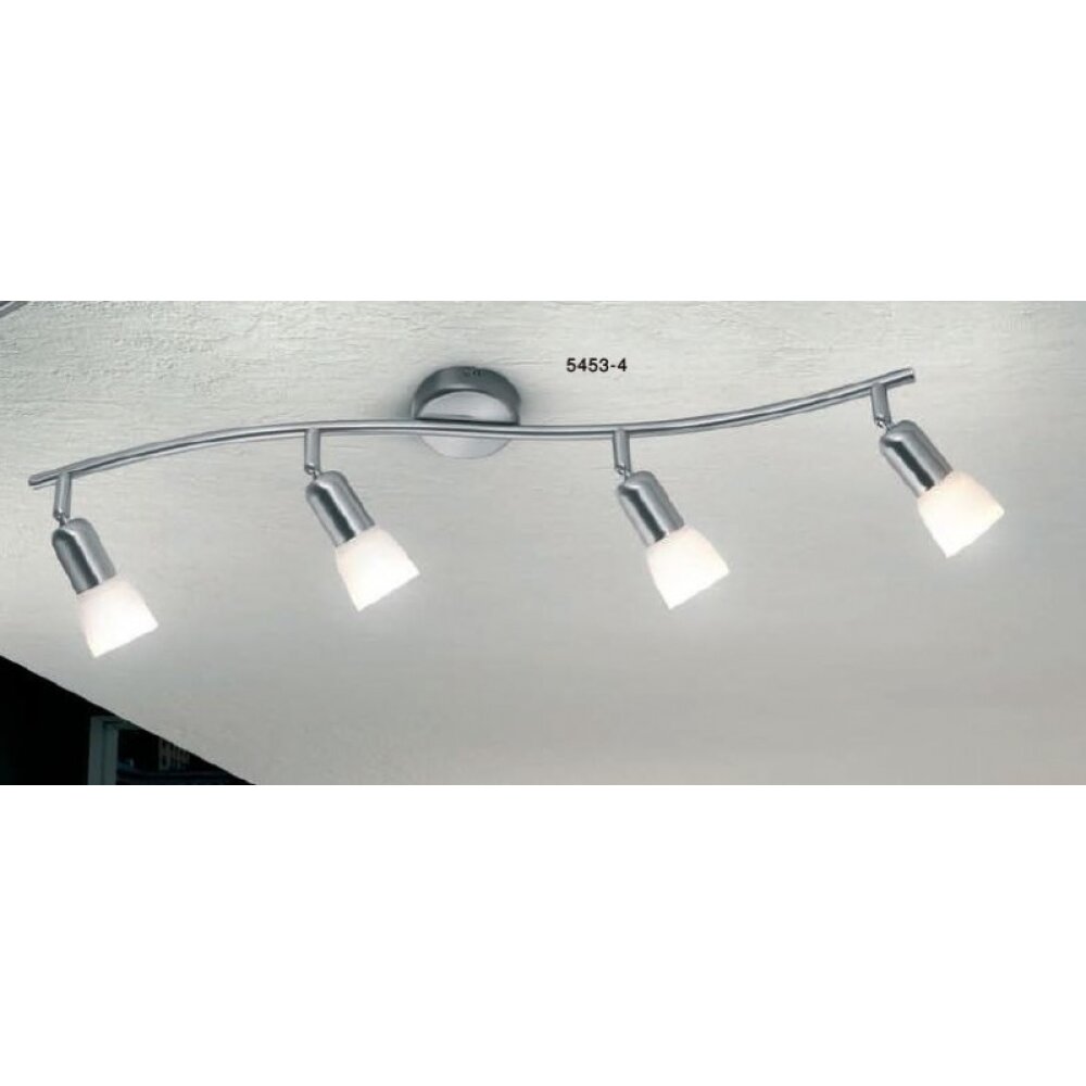Globo CATHY Spotlamp roestvrij staal, Nikkel mat, 4-lichts main product photo
