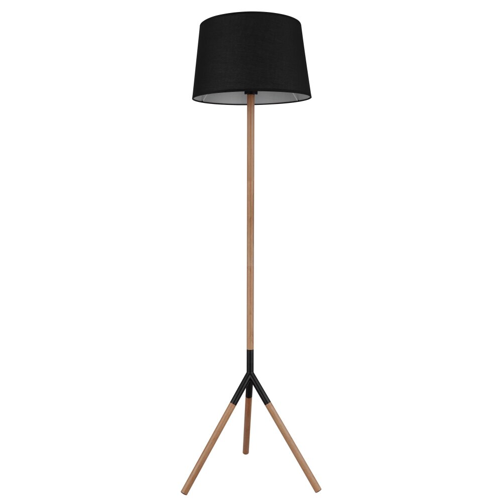 Globo TL Staande lamp Natuurlijke kleuren, Zwart, 1-licht