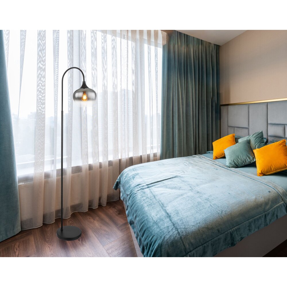 Globo MAXY Staande lamp Zwart, 1-licht main product photo