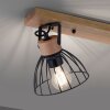 Leuchten-Direkt LAMI Plafondlamp Natuurlijke kleuren, 2-lichts