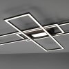 Leuchten-Direkt ASMIN Plafondlamp LED Zwart, 1-licht, Afstandsbediening