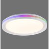 Leuchten-Direkt RIBBON Plafondlamp LED Wit, 2-lichts, Afstandsbediening, Kleurwisselaar