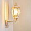 Lentua Buiten muurverlichting Goud, Wit, 1-licht, Bewegingsmelder