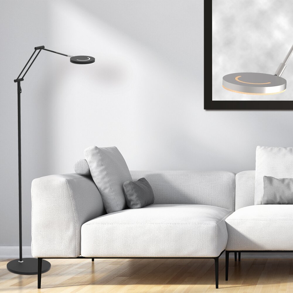 Steinhauer Soleil Staande lamp LED Zwart, 1-licht main product photo