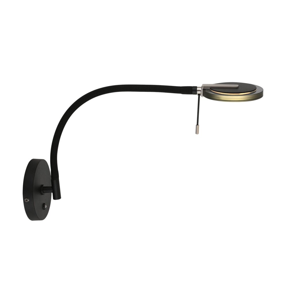 Steinhauer Turound Muurlamp LED Zwart, 1-licht main product photo
