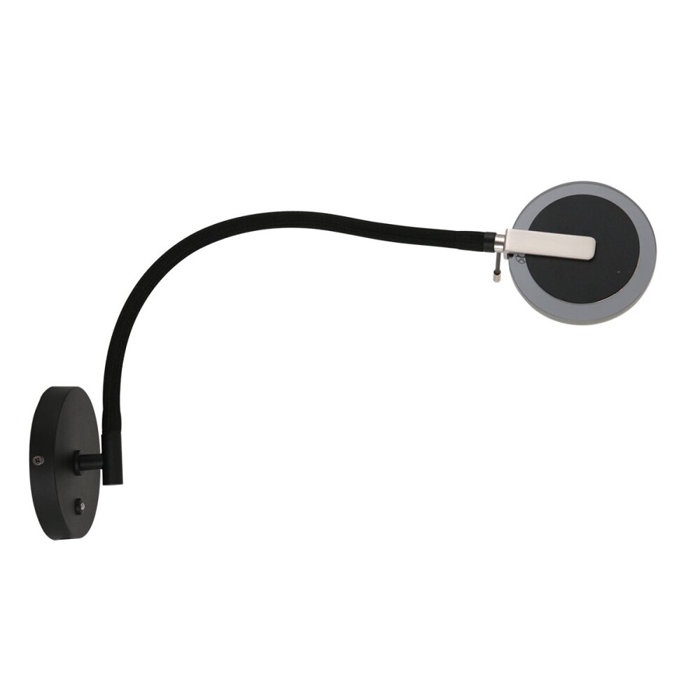 Steinhauer Turound Muurlamp LED Zwart, 1-licht