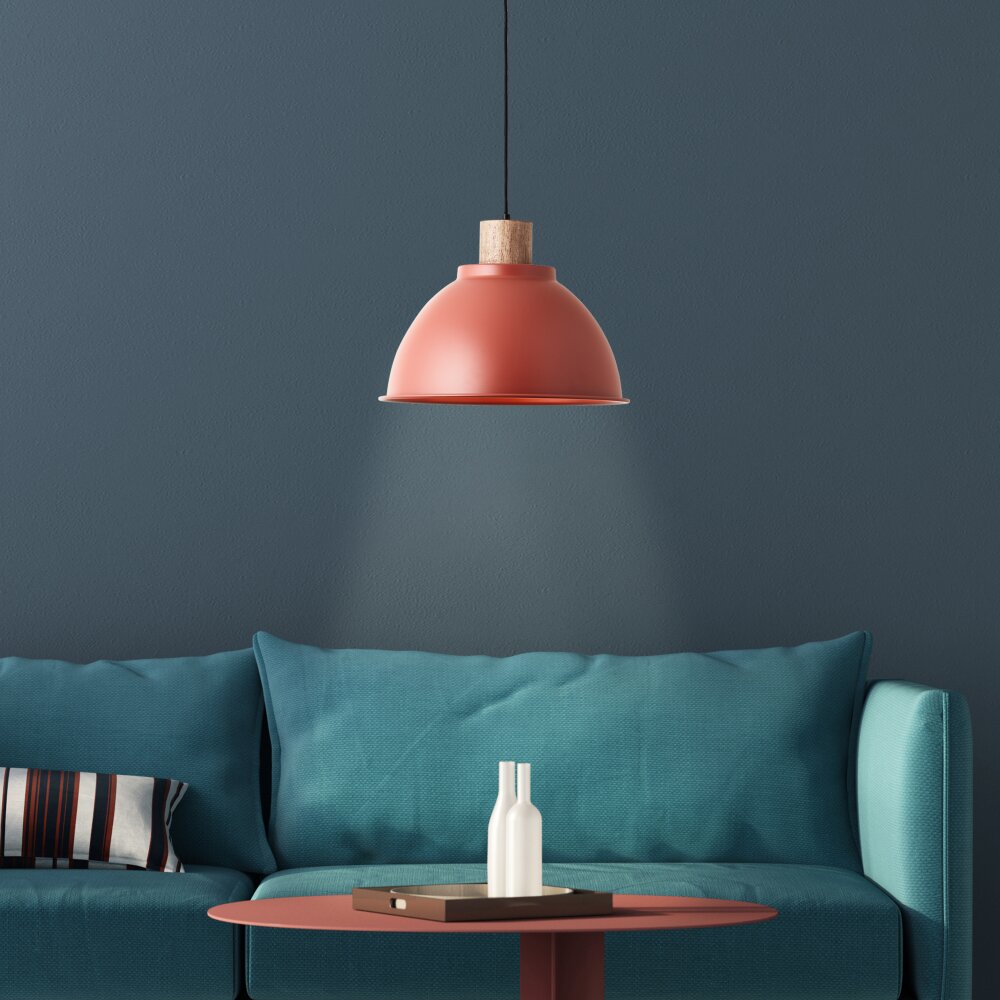Brilliant Erena Hanglamp Red, 1-licht main product photo