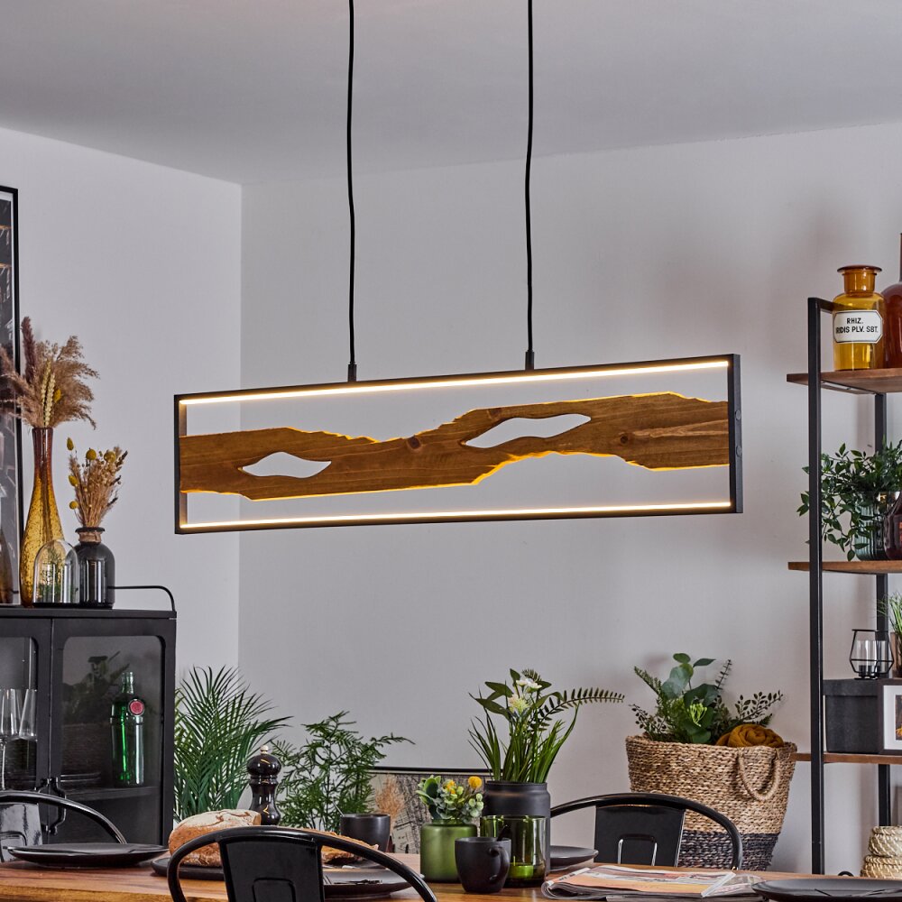 Nevogilde Hanglamp LED Zwart, 1-licht main product photo