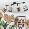 Covelas Plafondlamp Natuurlijke kleuren, Zwart, 4-lichts