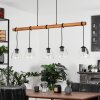 Afurada Hanglamp Natuurlijke kleuren, Zwart, 5-lichts