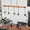 Afurada Hanglamp Natuurlijke kleuren, Zwart, 5-lichts