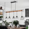 Afurada Hanglamp Natuurlijke kleuren, Zwart, 5-lichts