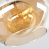 Koyoto  Plafondlamp Glas 20 cm Amber, 1-licht