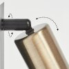 Laharie Muurlamp Oud messing, Zwart, 1-licht