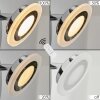 Lucy Muurlamp LED Chroom, 1-licht, Afstandsbediening, Kleurwisselaar