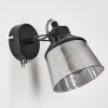 Safari Muurlamp Zwart, 1-licht