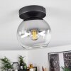 Koyoto  Hanger Glas 15 cm Duidelijk, Rookkleurig, 1-licht