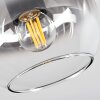 Koyoto  Hanger Glas 15 cm Duidelijk, Rookkleurig, 1-licht