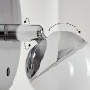 Sanchequias Muurlamp LED Chroom, 1-licht, Afstandsbediening, Kleurwisselaar