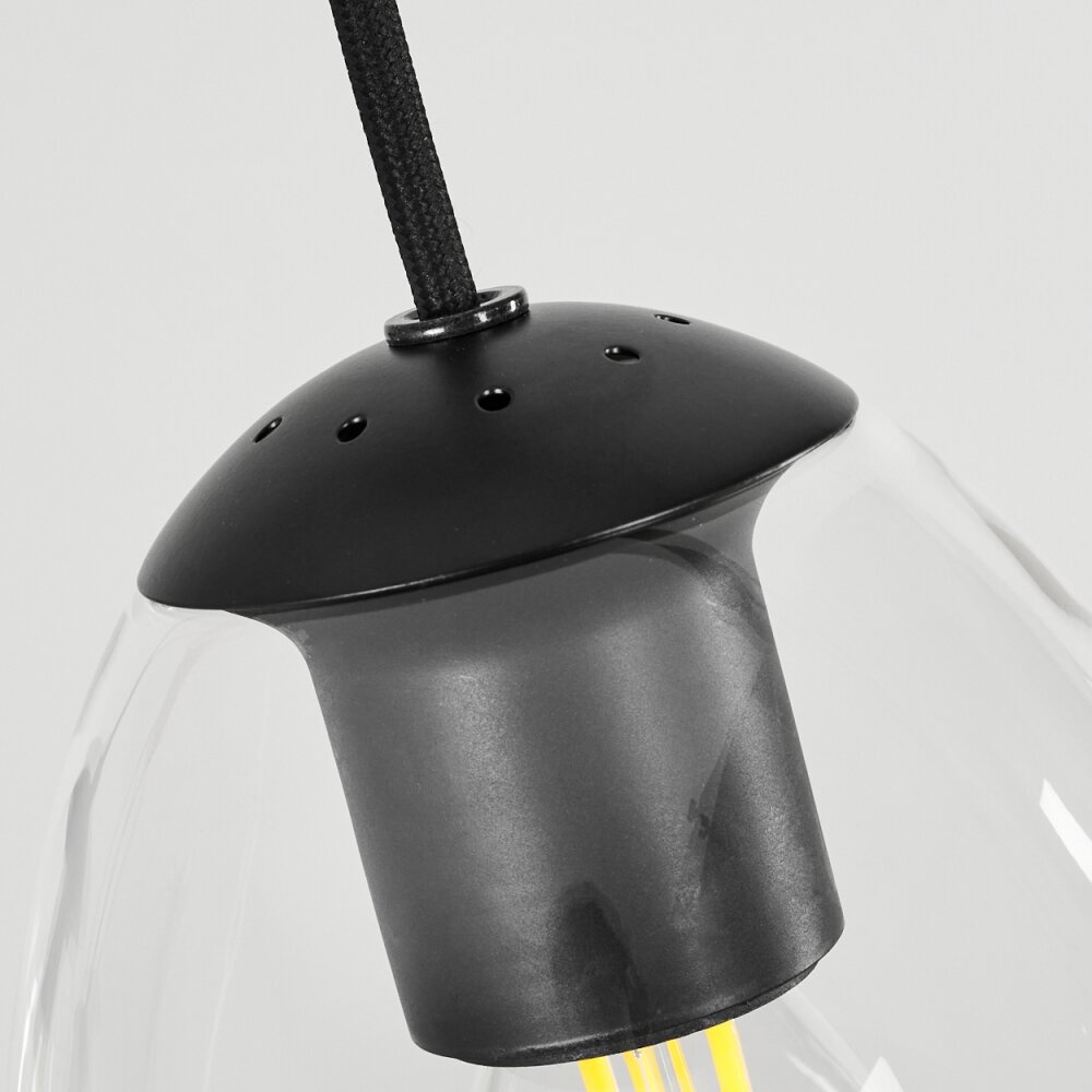 Afurada Hanglamp Natuurlijke kleuren, Zwart, 5-lichts