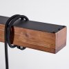 Pedreles Hanglamp Natuurlijke kleuren, Zwart, 4-lichts