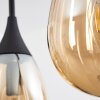 Pedreles Hanglamp Natuurlijke kleuren, Zwart, 4-lichts