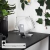 iDual Lilac Tafellamp LED Zilver, 1-licht, Afstandsbediening, Kleurwisselaar