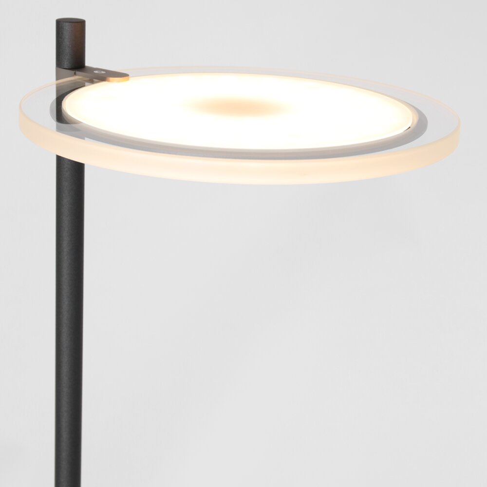 Steinhauer Turound Uplighter LED Zwart, 2-lichts