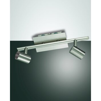 Fabas Luce Tucson Muurlamp Nikkel mat, 2-lichts
