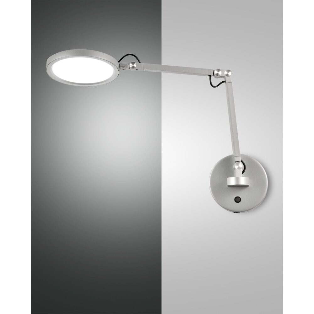 Fabas Luce Regina Muurlamp LED Aluminium, 1-licht main product photo