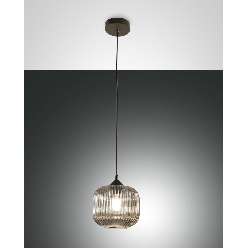 Fabas Luce Dock Hanglamp Zwart, 1-licht main product photo