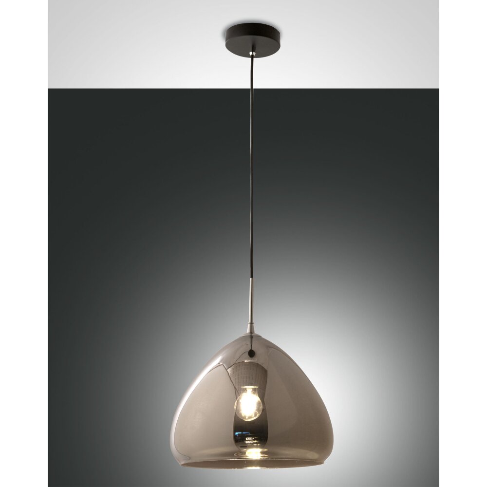 Fabas Luce Glow Hanglamp Zwart, 1-licht main product photo