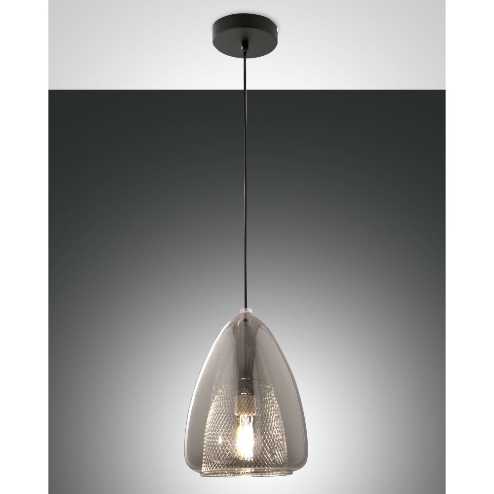 Fabas Luce Britton Hanglamp Zwart, 1-licht main product photo