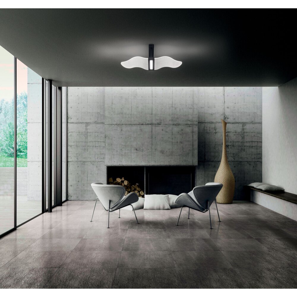 Fabas Luce Fenice Plafondlamp LED Zwart, 1-licht main product photo