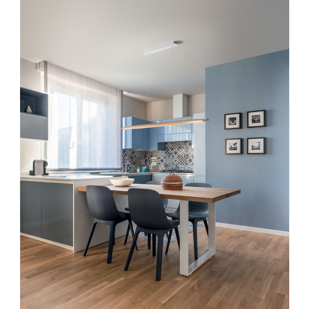 Fabas Luce Ribot Hanglamp LED Natuurlijke kleuren, Wit, 1-licht main product photo