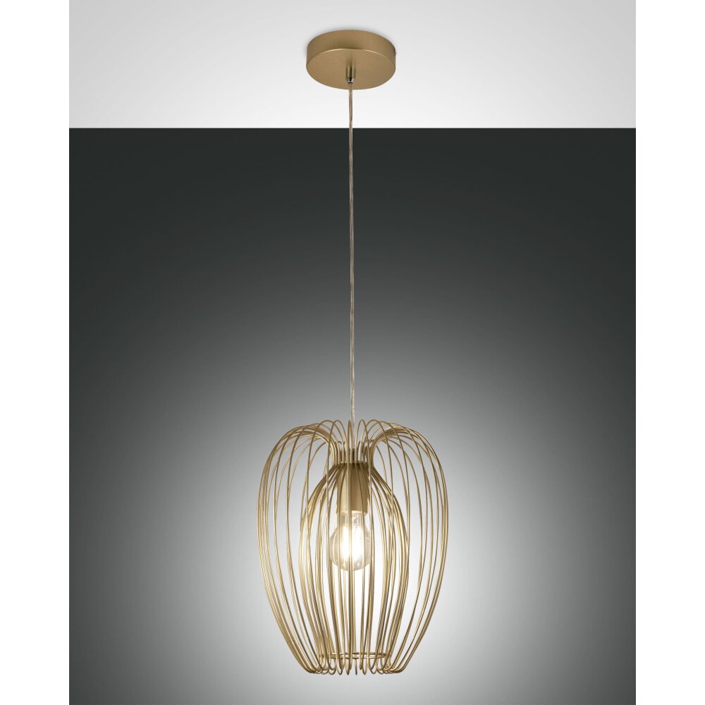 Fabas Luce Camp Hanglamp Goud, 1-licht main product photo